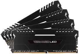 Corsair Cmu64gx4m4c3000c15 Vengeance Led ( White Led ) - Black Heatsink 16gbx4 Quad Kit - With 8-Layer Pcb Support Intel Xmp ( Extreme Memory Profiles ) Ddr4-3000 ( Pc4-24000) Cl15 1.35v - 288pin - Lifetime Warranty