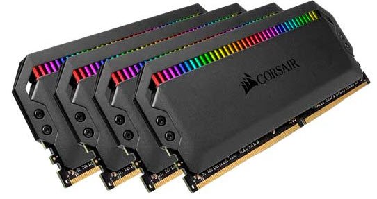 Corsair Cmt64gx4m4z3600c18 Dominator Platinum Rgb ( 12x Leds Per Module ) With Dhx Technology + Dhx Pro / Corsair Link With 8-Layer Pcb 16gb X 4 Kit - Optimized For Amd Ryzen + Intel Xmp ( Extreme Memory Profiles ) Ddr4-3600 ( Pc4-28800) Cl18 1.35v