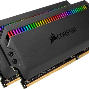 Corsair Cmt64gx4m2c3600c18 Dominator Platinum Rgb ( 12x Leds Per Module ) With Dhx Technology + Dhx Pro / Corsair Link With 8-Layer Pcb 32gb X 2 Kit - Support Intel Xmp ( Extreme Memory Profiles ) Ddr4-3600 ( Pc4-28800) Cl18 1.35v - 288pin - Lifetim