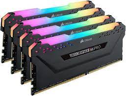 Corsair Cmw128gx4m4d3600c18 Vengeance Rgb Pro ( Dynamic Multi-Zone Rgb With 10 Leds Per Module ) - Black Heatsink 32gbx 4 Kit - 8-Layer Pcb Ddr4-3600 ( Pc4-28800) Cl18 1.35v - 288pin - Lifetime Warranty
