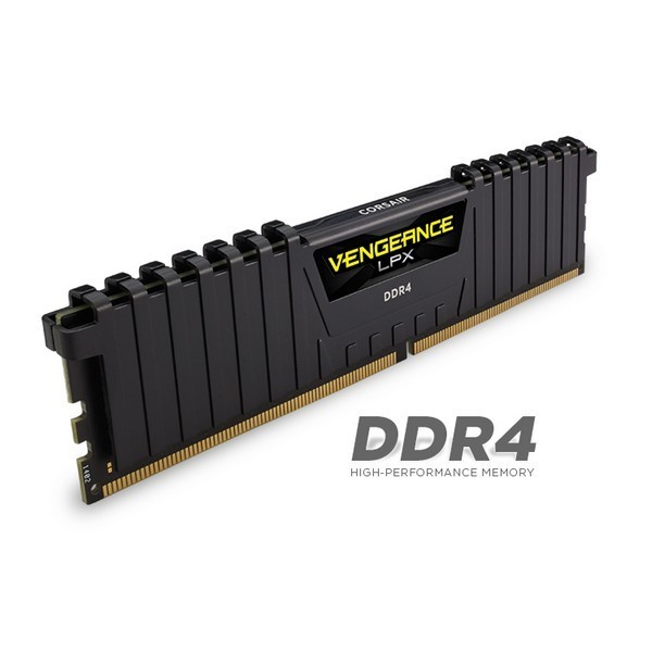 Corsair Cmk4gx4m1a2400c14 Vengeance Lpx With Black Low-Profile Heatsink With 8-Layer Pcb 4gb - Support Intel Xmp ( Extreme Memory Profiles ) Ddr4-2400 ( Pc4-19200) Cl14 1.2v - 288pin - Lifetime Warranty