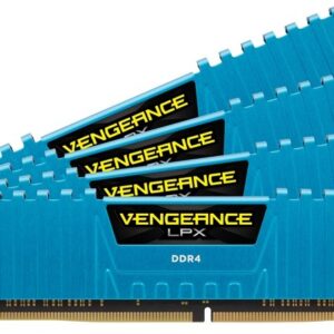 Corsair Cmk16gx4m4a2400c14b Vengeance Lpx With Blue Low-Profile Heatsink With 8-Layer Pcb 4gb X 4 Kit - Support Intel Xmp ( Extreme Memory Profiles ) Ddr4-2400 ( Pc4-19200) Cl14 1.2v - 288pin - Lifetime Warranty