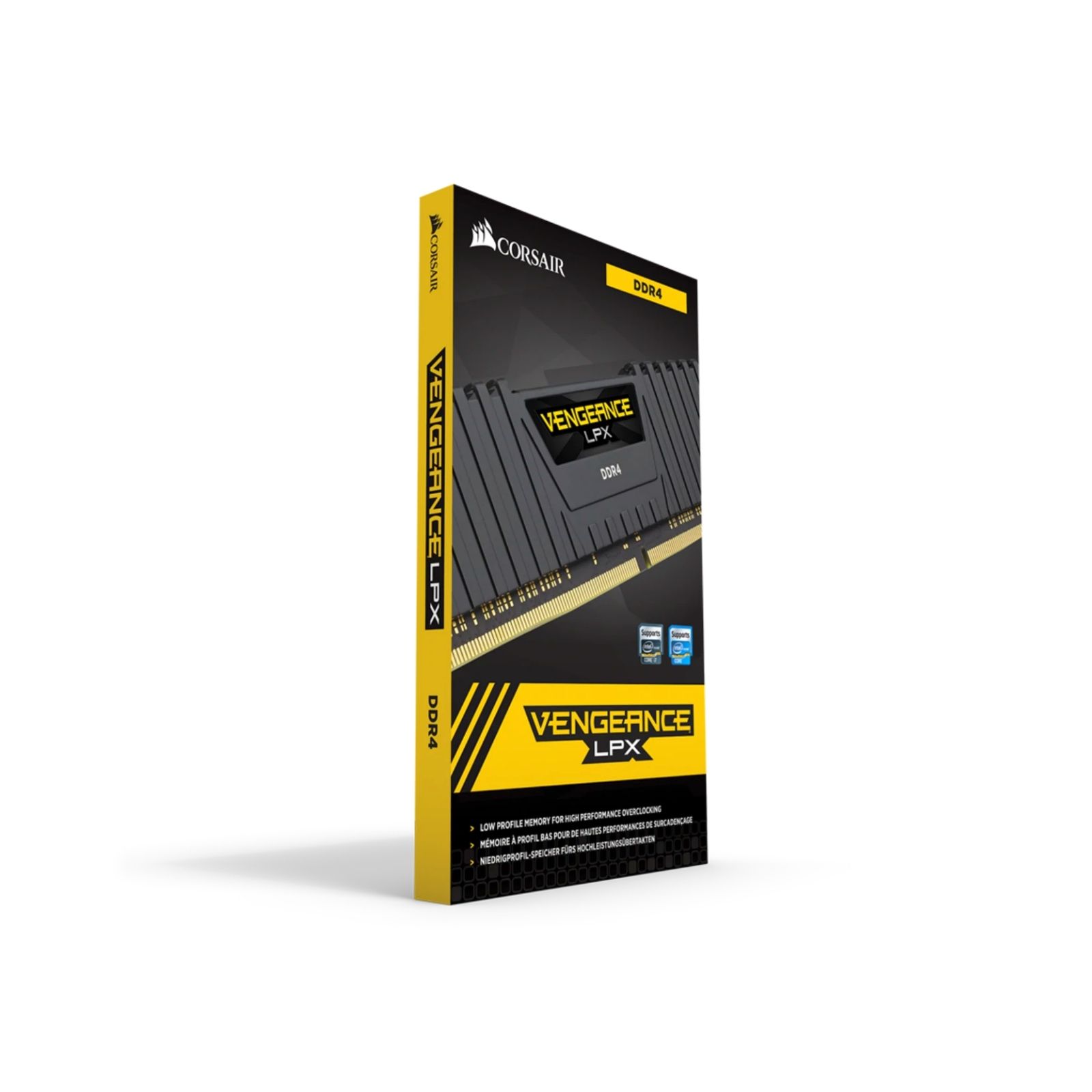 Corsair Cmk8gx4m2a2666c16 / Cmk8gx4m2d2666c16 Vengeance Lpx With Black Low-Profile Heatsink With 8-Layer Pcb 4gb X 2 Kit - Support Intel Xmp ( Extreme Memory Profiles ) Ddr4-2666 ( Pc4-21300) Cl16 1.2v - 288pin - Lifetime Warranty