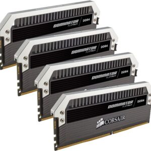 Corsair Dominator Platinum (Cmd16gx4m4a2666c15) 16gb (4x 4gb) Ddr4 2666mhz CL15 Desktop Gaming Memory Module Kit