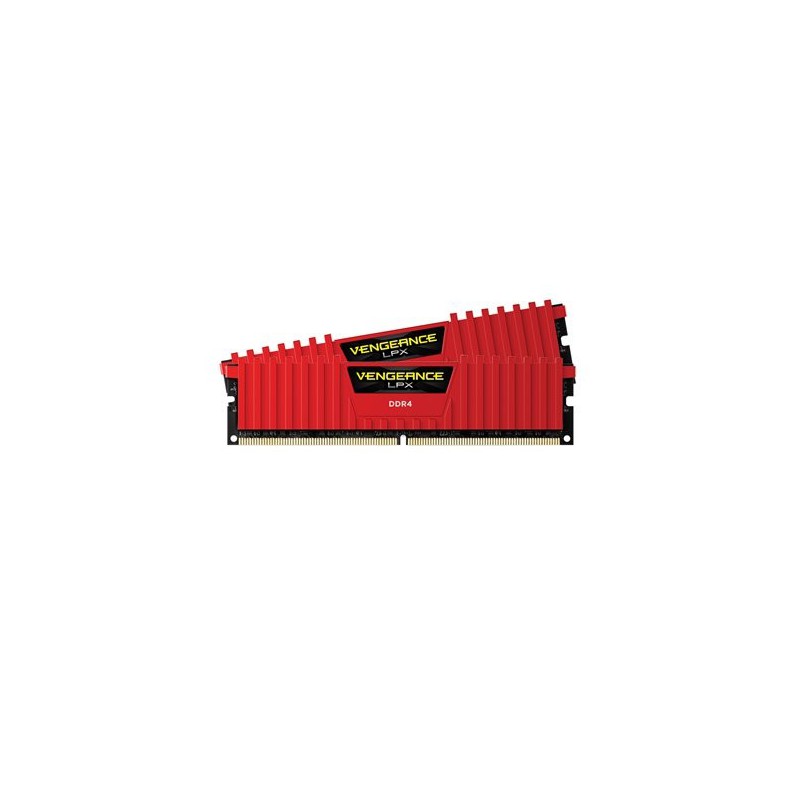 Corsair Cmk8gx4m2a2800c16r Vengeance Lpx With Red Low-Profile Heatsink With 8-Layer Pcb 4gb X Kit - Support Intel Xmp ( Extreme Memory Profiles ) Ddr4-2800 ( Pc4-22400) Cl16 1.2v - 288pin - Lifetime Warranty