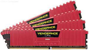 Corsair Cmk16gx4m4b3300c16r Vengeance Lpx With Red Low-Profile Heatsink + Vengence Airflow Memory Cooler With 8-Layer Pcb 4gb X 4 Kit - Support Intel Xmp ( Extreme Memory Profiles ) Ddr4-3300 ( Pc4-26400) Cl16 1.35v - 288pin - Lifetime Warranty