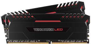 Corsair Vengeance Led (Cmu16gx4m2a2666c16b) 16gb (2 x 8gb) Ddr4 2666mhz CL16 Desktop Gaming Memory Module Kit