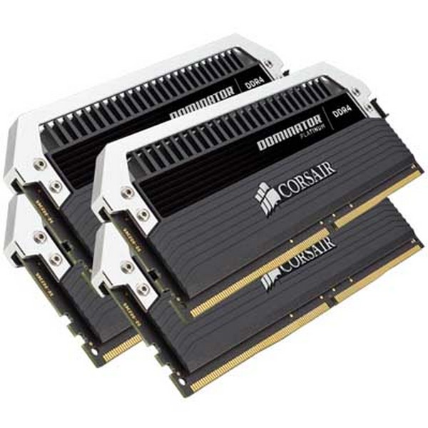 Corsair Cmd32gx4m4a2800c16 Dominator Platinum + Fan ( Corsair Cmdaf Dominator Airflow Platinum Led Memory Cooler ) With Dhx Technology + With White Led Light Bar + Dhx Pro / Corsair Link With 8-Layer Pcb 8gb X 4 Kit - Support Intel Xmp ( Extreme Memory