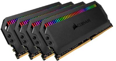 Corsair Cmt32gx4m4z3200c16 Dominator Platinum Rgb ( 12x Leds Per Module ) With Dhx Technology + Dhx Pro / Corsair Link With 8-Layer Pcb 8gb X 4 Kit - Optimized For Amd Ryzen + Intel Xmp ( Extreme Memory Profiles ) Ddr4-3200 ( Pc4-25600) Cl16 1.35v