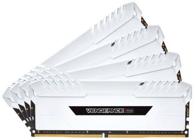 Corsair Cmr32gx4m4c3000c15w Vengeance Rgb Led - White Heatsink 8gbx4 Kit - With 8-Layer Pcb Ddr4-3200 ( Pc4-25600) Cl16 1.35v - 288pin - Lifetime Warranty