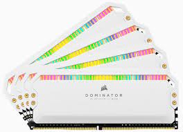 Corsair Cmt32gx4m4c3600c18w Dominator Platinum Rgb ( 12x Leds Per Module ) - White Heatsink With Dhx Technology + Dhx Pro / Corsair Link With 8-Layer Pcb 8gb X 4 Kit Ddr4-3600 ( Pc4-28800) Cl18 1.35v - 288pin - Lifetime Warranty