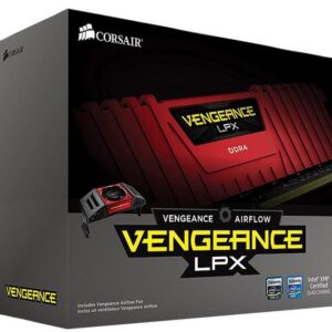 Corsair Cmk32gx4m4k4000c19 Vengeance Lpx With Black Low-Profile Heatsink + Vengence Airflow Memory Cooler With 8-Layer Pcb 8gb X 4 Kit - Support Intel Xmp ( Extreme Memory Profiles ) Ddr4-4000 ( Pc4-31999) Cl19 1.35v - 288pin - Lifetime Warranty