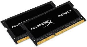 Kingston Hx432s20ibk2/32 / Hx432s20ib2k2/32 / Kf432s20ibk2/32 Ddr4 Nb So-Dimm Hyperx Impact Black 3200 (Pc4-25600) 16gb X2 Kit Single Rank X8 Cl20 - 260pin 1.2v - Lifetime Warranty - Retail Pack