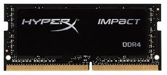 Kingston Hx429s17ib/32 / Kf429s17ib/32 Ddr4 Nb So-Dimm Hyperx Impact Black 2933 (Pc4-23400) 32gb Single Rank X8 Cl17 - 260pin 1.2v - Lifetime Warranty - Retail Pack
