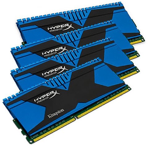 Kingston Hyper-X Predator Khx18c9t2k4/16x / Hx318c9t2k4/16 With Tall Heatsink 4gb X4 Kit - Support Intel Xmp Ddr3-1866 Cl9 1.65v - 240pin - Lifetime Warranty