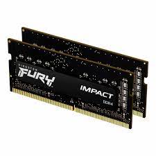 Kingston Kf556s40ibk2-32 Ddr5 Nb So-Dimm Fury Impact Ddr5-5600 16gb X2 Kit Single Rank X8 Cl40 - 262pin Built-In Ecc 1.1v - Lifetime Warranty - Retail Pack