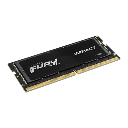 Kingston Kf564s38ib-16 Ddr5 Nb So-Dimm Fury Impact Ddr5-6400 16gb Single Rank X8 Cl38 - 262pin Built-In Ecc 1.35v - Lifetime Warranty - Retail Pack