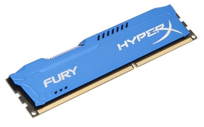 Kingston Hyper-X Fury Hx318c10f/8 / Fury Beast Kf318c10b/8 With Asymmetrical Blue Heatsink 8gb Ddr3-1866 Cl10 1.5v - 240pin - Lifetime Warranty
