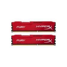 Kingston Hyper-X Fury Hx318c10fr/8 / Fury Beast Kf318c10br/8 With Asymmetrical Red Heatsink 8gb Ddr3-1866 Cl10 1.5v - 240pin - Lifetime Warranty