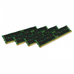 Kingston Valueram Kvr18r13s4k4/32 Ecc-Register With Parity Ddr3-1866 Cl13 Single Rank X4 8gb X4 Kit 1.5v - 240pin With Thermal Sensor - Lifetime Warranty
