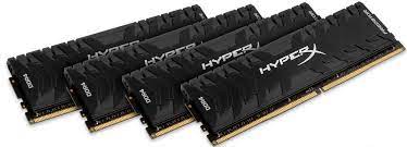 Kingston Hyper-X Predator Hx426c13pb3k4/64 / Fury Renegade Kf426c13rb1k4/64 - Ddr4-2666 ( Pc4-21300) With Tall Heatsink Cl13 16gb X 4 Kit - Support Intel Xmp ( Extreme Memory Profiles ) 1.35 - 288pin - Lifetime Warranty