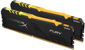 Kingston Hyper-X Rgb Fury Hx432c16fb3ak2/32 / Hx432c16fb4ak2/32 / Rgb Fury Beast Kf432c16bbak2/32 / Kf432c16bb1ak2/32 Ddr4-3200 ( Pc4-25600) With Asymmetrical Heatsink Cl16 16gb X 2 Kit - Support Intel Xmp ( Extreme Memory Profiles ) 1.35 - 288pin -