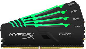 Kingston Hyper-X Rgb Fury Hx436c18fb3ak4/128 / Rgb Fury Beast Kf436c18bbak4/128 Ddr4-3600 ( Pc4-28800) With Asymmetrical Heatsink Cl18 32gb X 4 Kit - Support Intel Xmp ( Extreme Memory Profiles ) 1.35v - 288pin - Lifetime Warranty