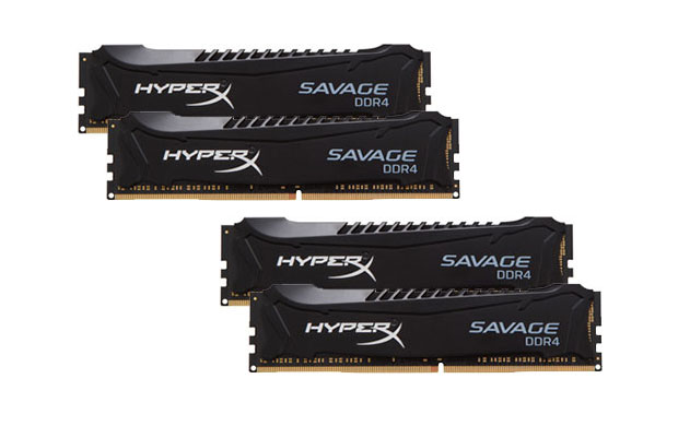 Kingston Hx426c13sbk4/16 / Hx426c13sb2k4/16 - Ddr4-2666 ( Pc4-21300) Hyper-X Savage With Asymmetrical Die-Cast Aluminium Heatsink Cl13 4gb X4 Kit - Support Intel Xmp ( Extreme Memory Profiles ) 1.35v - 288pin - Lifetime Warranty