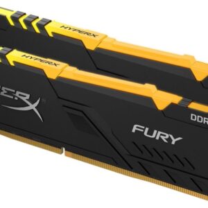 Kingston Hyper-X Rgb Fury Hx432c16fb3ak2/16 / Rgb Fury Beast Kf432c16bbak2/16 Ddr4-3200 ( Pc4-25600) With Asymmetrical Heatsink Cl16 8gb X 2 Kit - Support Intel Xmp ( Extreme Memory Profiles ) 1.35 - 288pin - Lifetime Warranty