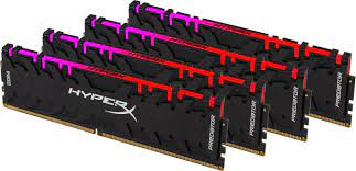 Kingston Hx436c17pb3ak4/32 / Hx436c17pb4ak4/32 Ddr4-3600 ( Pc4-28800) Hyper-X Rgb Predator With Tall Heatsink Cl17 8gb X 4 Kit - Support Intel Xmp ( Extreme Memory Profiles ) 1.35 - 288pin - Lifetime Warranty