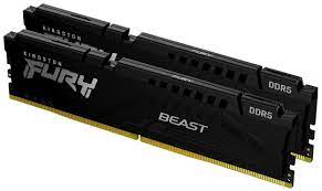 Kingston Fury Beast Kf560c36bbek2-64 64gb (2x 32gb) Ddr5 6000mhz High Performance Desktop Gaming Memory Module Kit