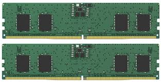 Kingston Value Ram Kvr48u40bs6k2-16 - Ddr5-4800 (Pc5-38400) 8gb X2 Dual Kit Cl40 - 288pin Single Rank 38.4gb/Sec Memory Bandwidth Built-In Ecc 1.1v With Built-In Power Management Ic - Lifetime Warranty - Retail Pack Desktop Memory Module Kit