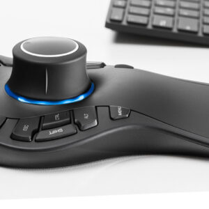 3dconnexion Space Mouse Pro Wireless - Usb Wired Or 2.4ghz Receiver Built-In Rechargeable Battery Micro-Usb Receiver - 3d Mouse/Input Device For 3d Application Pan+Zoom+Rotate The 3d Model Integrated Keypad With Palmrest - Upto 15 Programmable Buttons