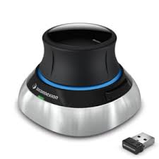 3dconnexion Space Mouse Wireless - Built-In Rechargeable Battery Micro-Usb Receiver Portable 3d Mouse/Input Device For 3d Application Pan+Zoom+Rotate The 3d Model 2 Programmable Buttons 78x78x54mm - Also Support Linux + Mac