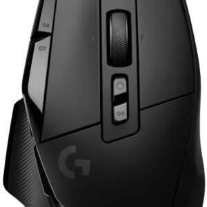 Logitech 910-006139 G502x Black Gaming Mouse 89g Light Weighted With Lightforce Hybrid Optical-Mechanical Switches + Hero 25k Sub-Micron Sensor Adjustable 100-25600 Dpi With Dpi-Shift Button Dual-Mode Scroll Wheel ( Click-To-Click Or Hyper-Fast Scroll