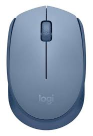 Logitech 910-006866 M171 Cordless Notebook Mouse With Micro Nano Receiver Blu+Grey Highlight 3 Buttons With Smart Power Management ( Power Off When Receiver Stored Into The Mouse ) 1000dpi - Usb