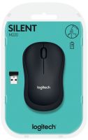 Logitech 910-004878 M220 Silent Cordless Notebook Optical Mouse Black + Grey With 90% Reduced Noice From Clicking And Scrolling Precision Tracking Auto Sleep With Power On/Off Switch 2.4ghz 3 Buttons 1000dpi Nano Usb Receiver - 3 Years Warranty