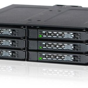 Icydock Tougharmor Mb608sp-B Mobile Rack Black - For 6x 2.5" ( 9.5mm ) Sas/Sata6g Hdin 5.25" Bay With Latch-Lock Ideal For Upto To Raid 0+1/10/5 In Limited Space Push And Eject Design - Tougharmor Heavy Duty Metal Construction Hot-Swappabl