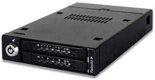 Icydock Tougharmor Mb992skr-B Mobile Rack With Built-In Raid ( 01jbod ) Black - For 2x 2.5" ( 9.5mm ) Sata6g In 3.5" Bay With Key-Lock Push And Eject Design - Tougharmor Heavy Duty Metal Construction Hot-Swappable Inner Tray Exchangable With