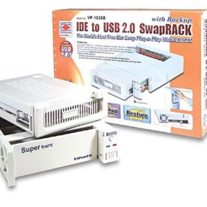 Vi-Power Vp-1028b Ide To Usb2.0 Hotswapable Latchlock 40mm Fan With 1-Touch Button For Back-Up / Restore Beige No Need To Turn Off Pc ; With Software To Allow You To Choose Files Directories Source Destination ; Ideal For Pure Backup Or Backup On 1 Pc