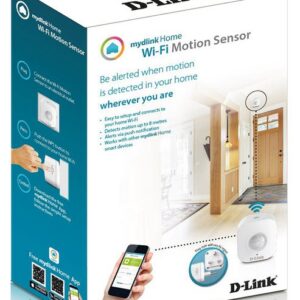 D-Link Dch-S150 Wireless N Motion Sensor With Push Or Text Notification Upon Detection 8 Meter Detection With 100 Horizontal / 80 Vertical Field Of View Compatible With Dlink Smart Plug + Home Monitor Camera - With Wps Button + Wpa/Wpa2 Encryption 80
