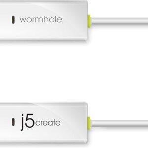 J5 Create Juc100 Usb Data Transfer Cable With Km Switch - With Wormhole Technology ( Allows Copy/Past + Keyboard/Mouse Sharing Between Two Devices/Platform ) Windows To Windows Windows To Ipad Windows To Android 1.8m Usb2.0 480mbps