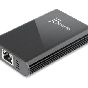 J5 Create Jue230 - 2x Usb3.0 To Gigabit Network Adapter ( For 2x Nb/Pc To Share 1 X Gigabit Network Connection ) With Aluminum Housing 68x23x19mm - For Windows/Mac/Linux