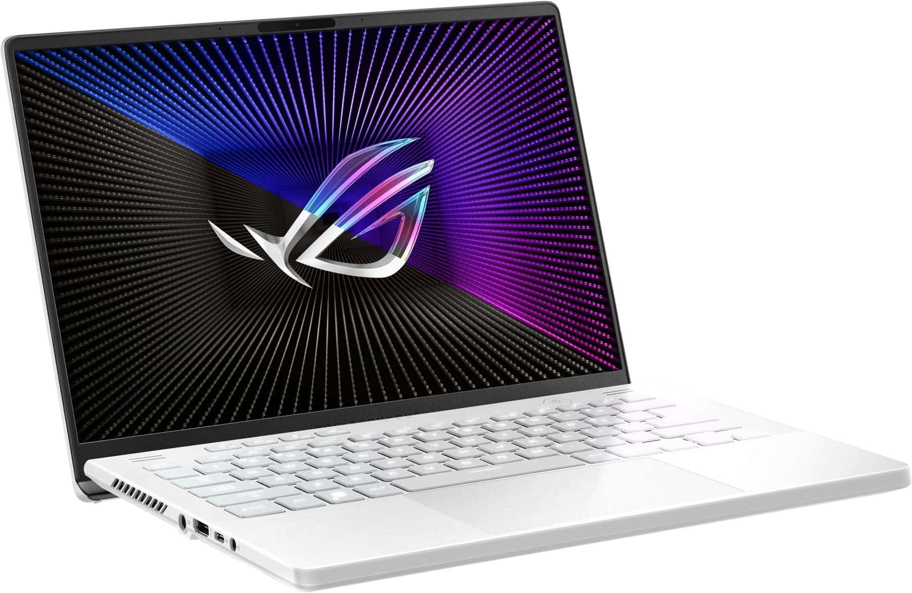 Asus Ga402rj-91610w0w - Zephyrus G14 Gaming Nb - Amd Ryzen 9 6900hs ( 8 Cores / 16 Threads ) + Amd Radeon 6700s + 16gb + 1tb M.2 Gen4x4 Nvme Ssd - Moonlight White- 19.5mm Slim Design Anime Matrix Back Display With 1449 X Mini-Leds 180 Lay-Flat Ergolift