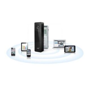 Pqi 6w41-0000r1002 Airpen - Black - 17x92x25mm Ultra-Compact Size Wireless Access Point + Microsdhc Storage Slot Powered By Usb2.0 Or Built-In Battery Supports Up To 5 Simultaneous Mobile/Pc Connections With One-Click Sync/Backup Function For Airbank H