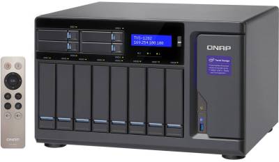 Qnap Tvs-1282 Multi-Bay Nas ( Support Raid 0/1/5/6/10/50/60/Jbod ) - 8x Hot-Swappable Sata 2.5"/3.5" + 4x Hot-Swappable 2.5" Sata + 2x Ngff/M.2 Sata Ssd - With Intel Core I7-7700 Quad-Core 3.6ghz Up To 4.2 Ghz Turbo Boost Intel Hd Graphic