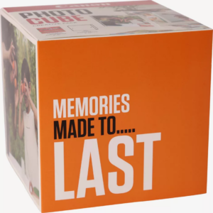 Canon PP-201 5x5" inch (13cm x 13cm) 40 sheets  Photo Cube Creative Pack - Orange