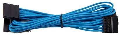Corsair Premium Individually Sleeved Modular 4x Sata Cable in Blue for Corsair Power Supplies