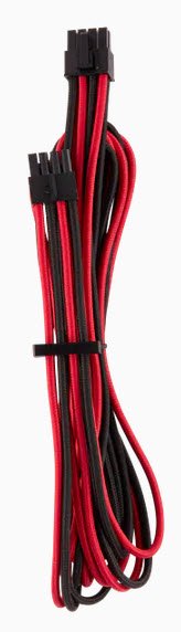Corsair Premium Individually Sleeved Modular 2x Eps12v/Atx12v Cable - red