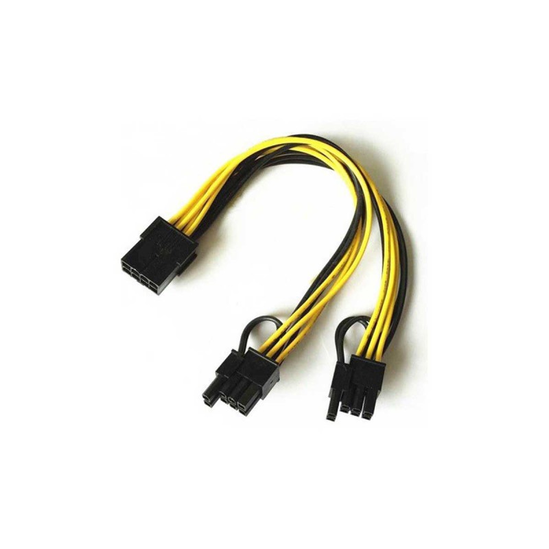 2x 6pin-To-8pin ( For Pci-Express Vga Card ) Converter - Bulk Pack